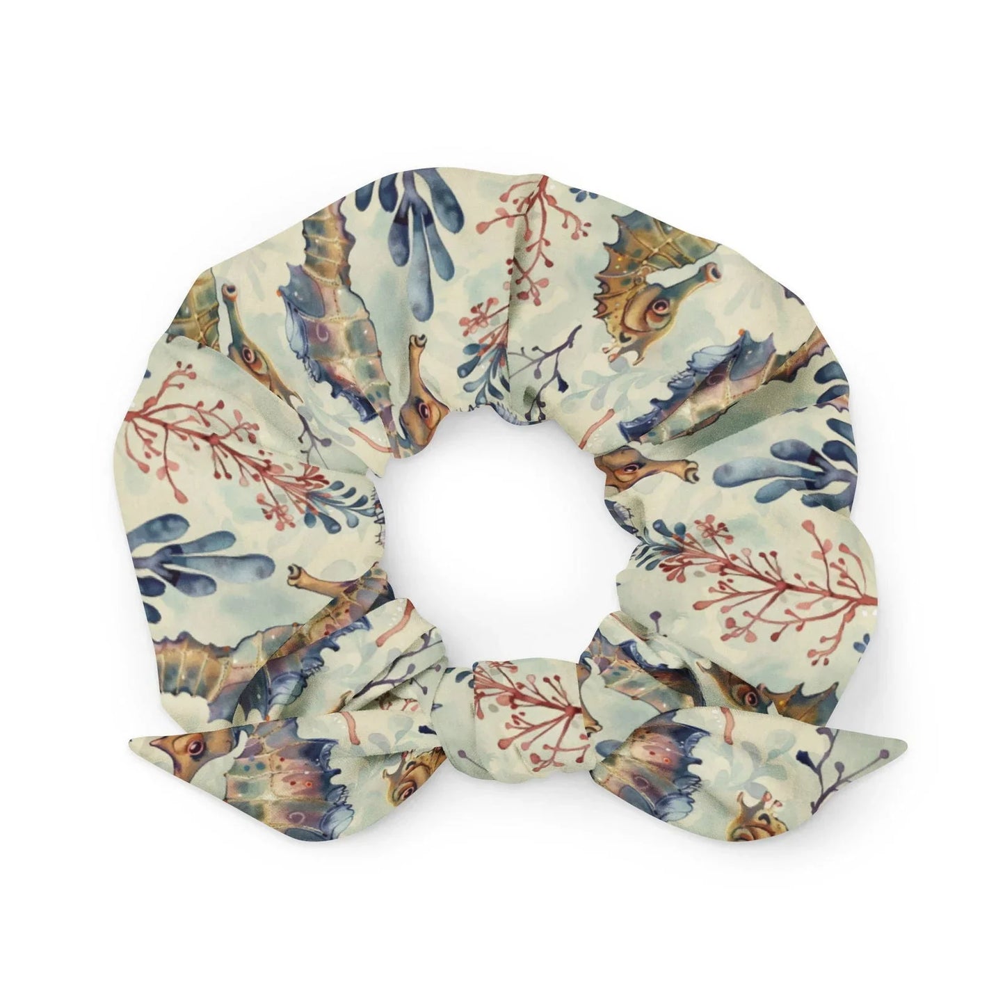Seahorse Haven Eco-Scrunchie - 
