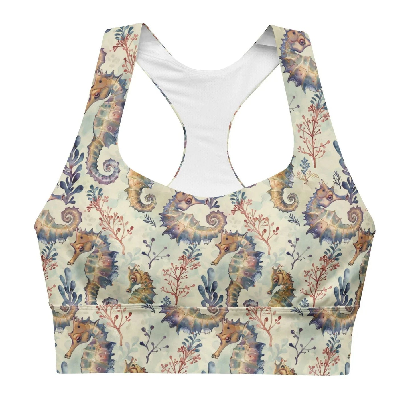 Seahorse Haven Eco Sports Bra Top - 