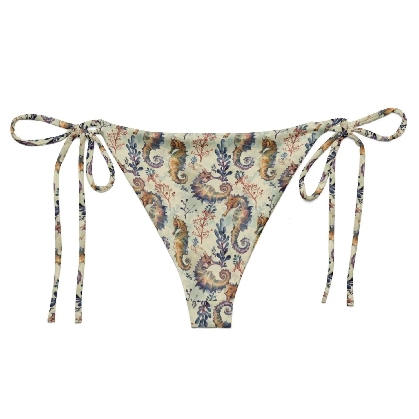 Seahorse Haven Eco String Bikini Bottom - 