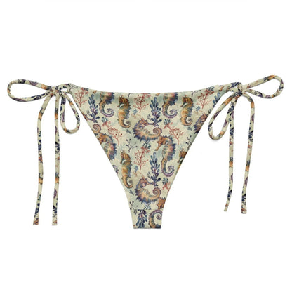 Seahorse Haven Eco String Bikini Bottom - 