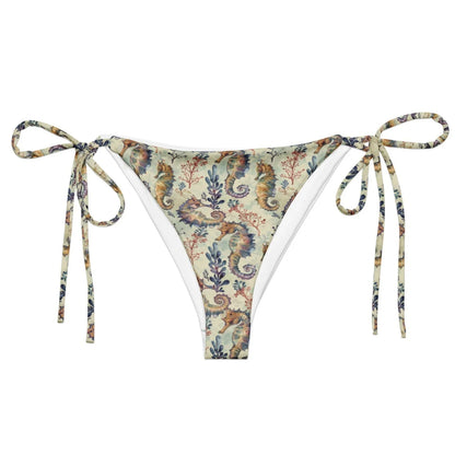 Seahorse Haven Eco String Bikini Bottom - 