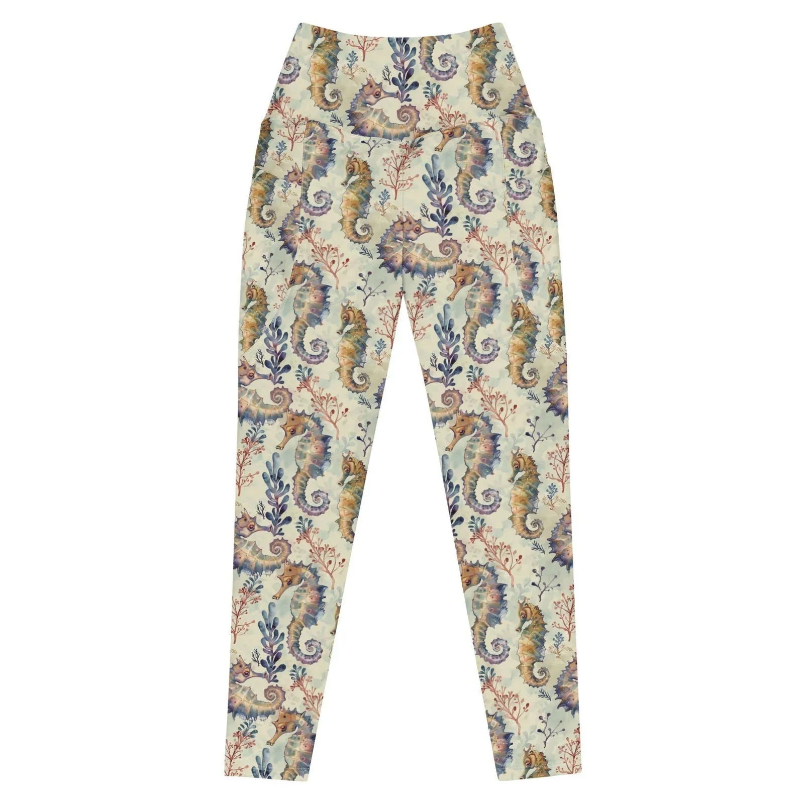 Seahorse Haven Eco Swim Leggings With Pockets - 