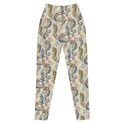Seahorse Haven Eco Swim Leggings With Pockets - 