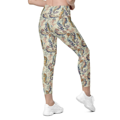 Seahorse Haven Eco Swim Leggings With Pockets - 