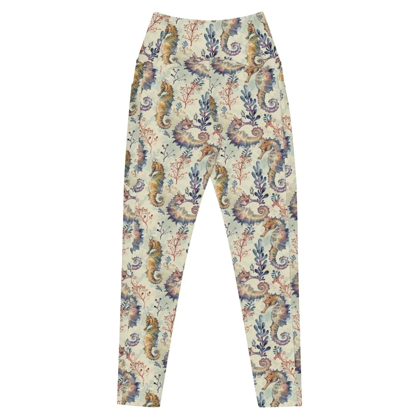Seahorse Haven Eco Swim Leggings With Pockets - 