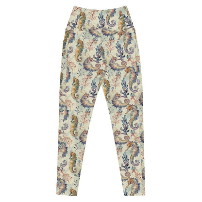 Seahorse Haven Eco Swim Leggings With Pockets - 