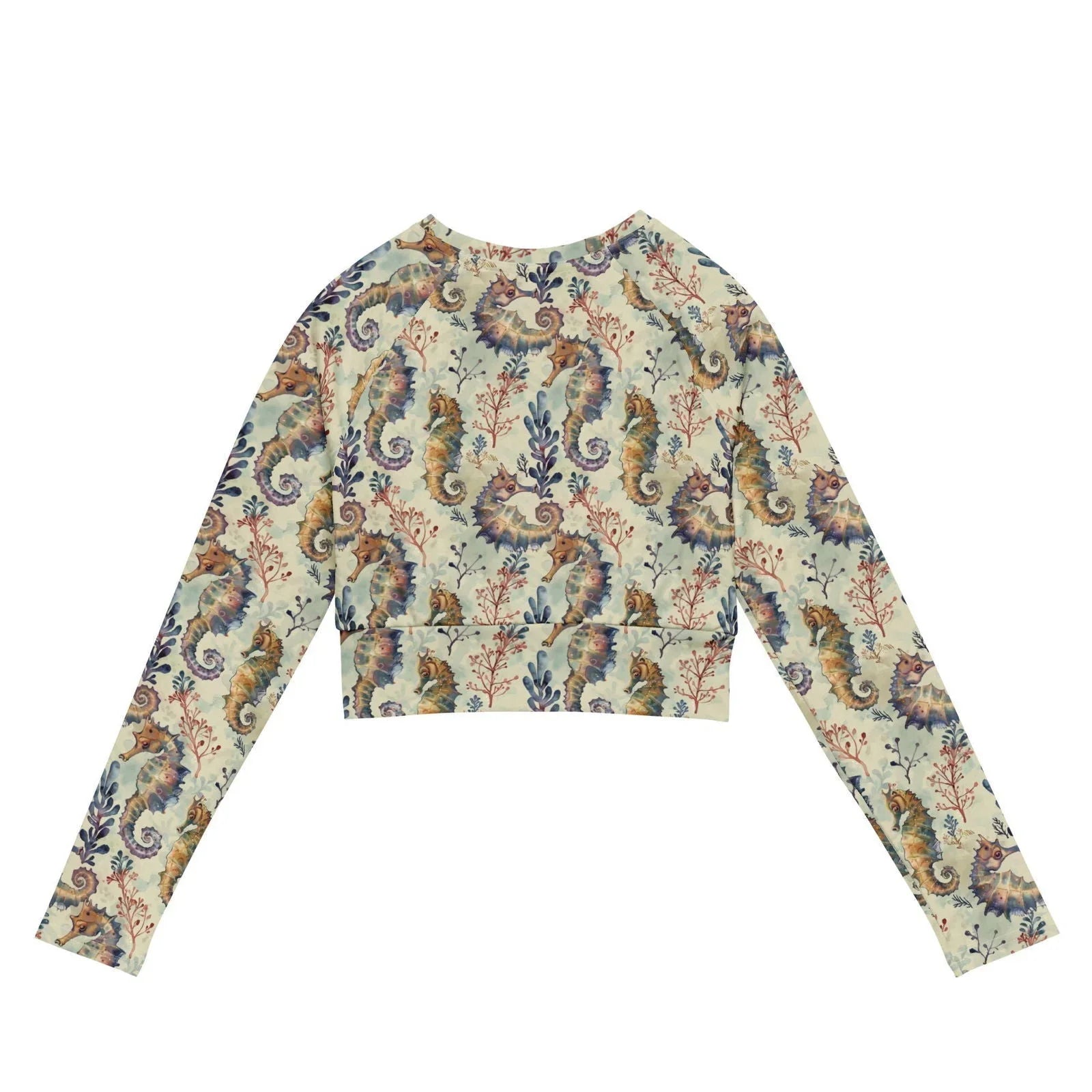 Seahorse Haven Eco Cropped Rash Guard - 