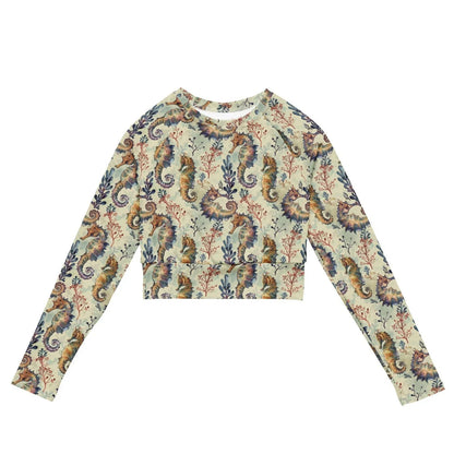 Spotted Eagle Ray Eco Cropped Rash Guard - 
