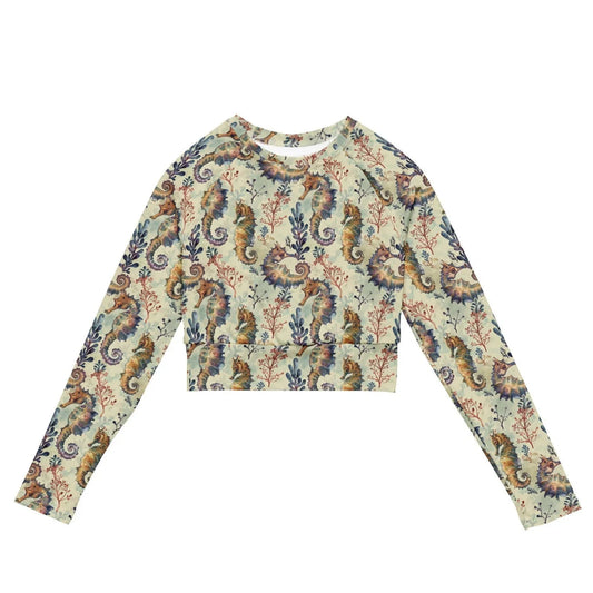 Spotted Eagle Ray Eco Cropped Rash Guard - 