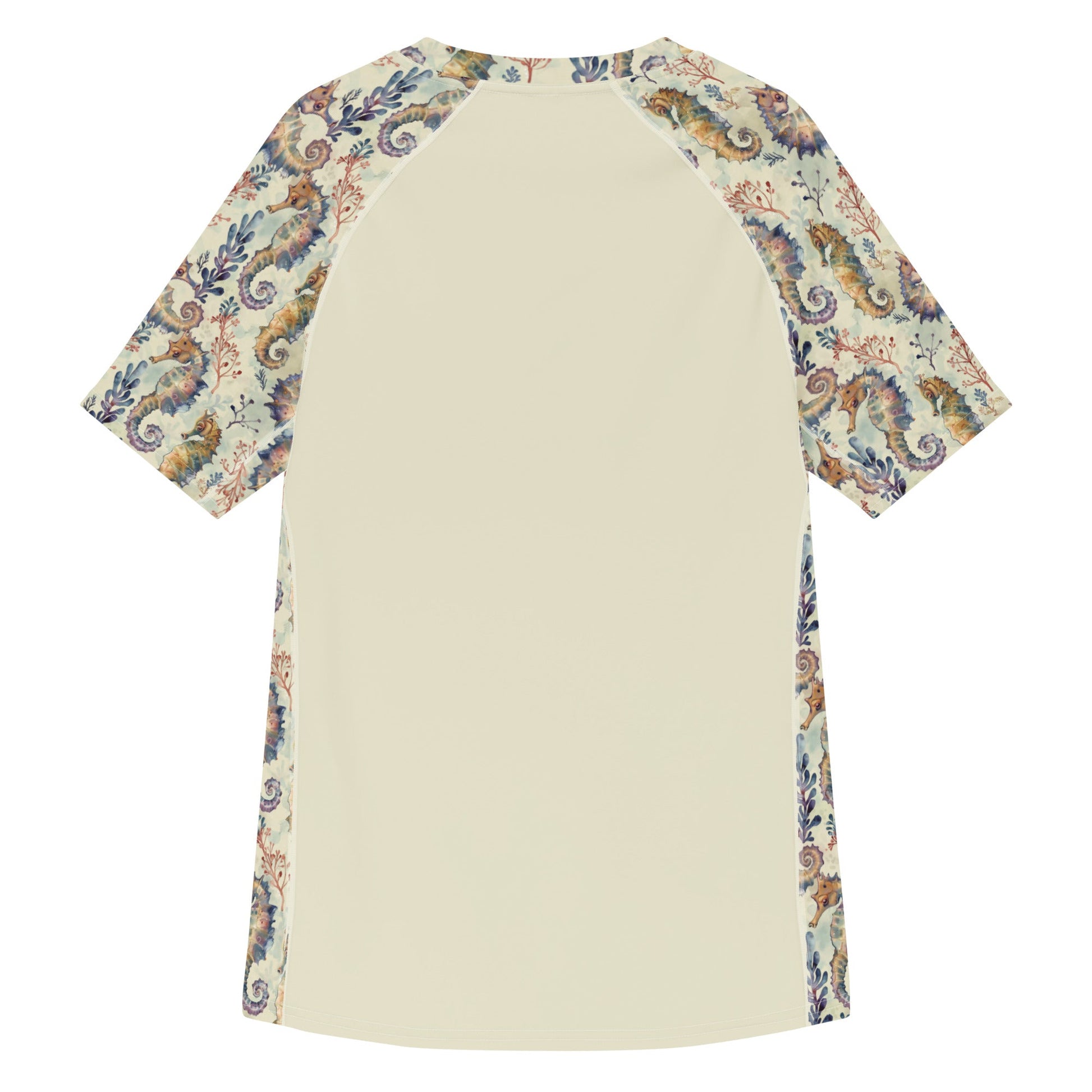 Seahorse Haven Men’s Short Sleeve Rash Guard - 