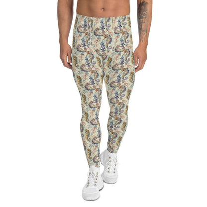 Seahorse Haven Men's Swim Leggings - 