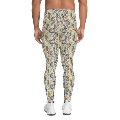 Seahorse Haven Men's Swim Leggings - 