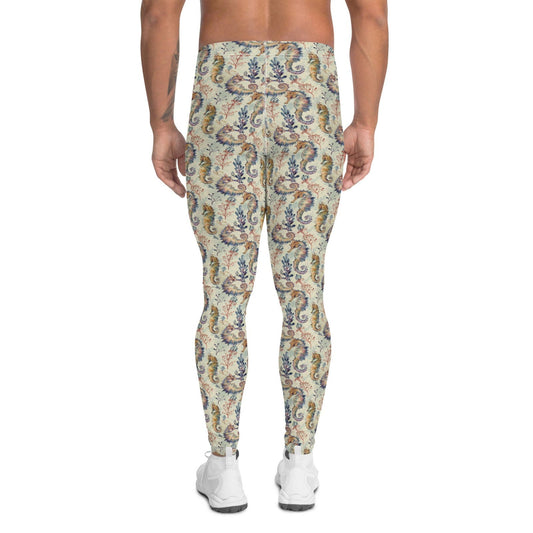 Seahorse Haven Men's Swim Leggings - 