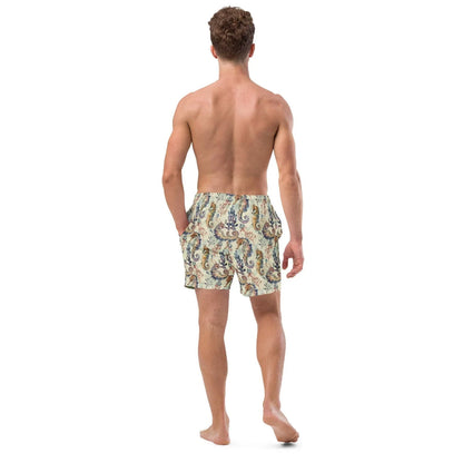 Seahorse Haven Men's Swim Trunks - 