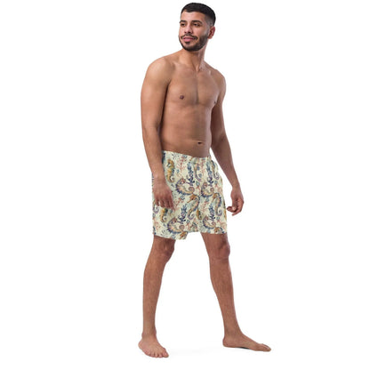 Seahorse Haven Men's Swim Trunks - 