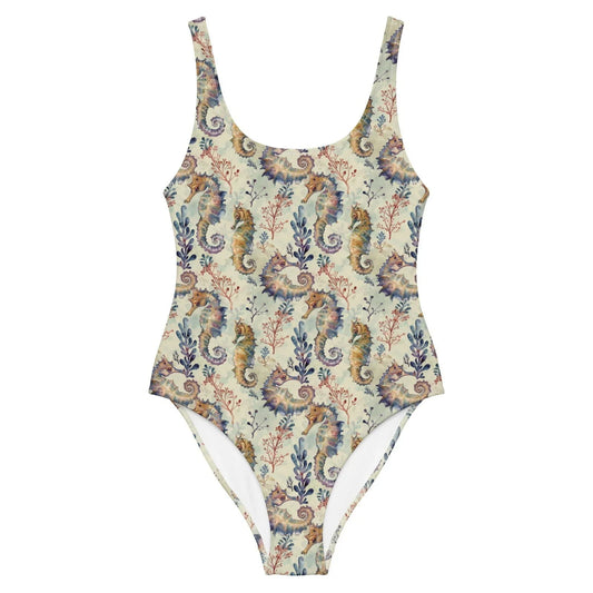 Seahorse Haven One-Piece Swimsuit - 