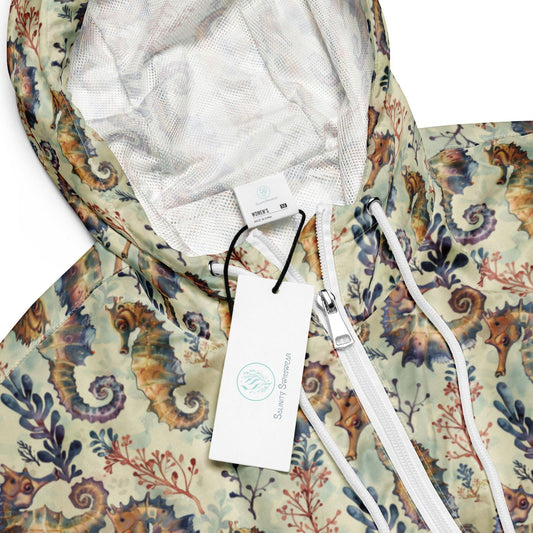 Seahorse Haven Women’s cropped Windbreaker - 