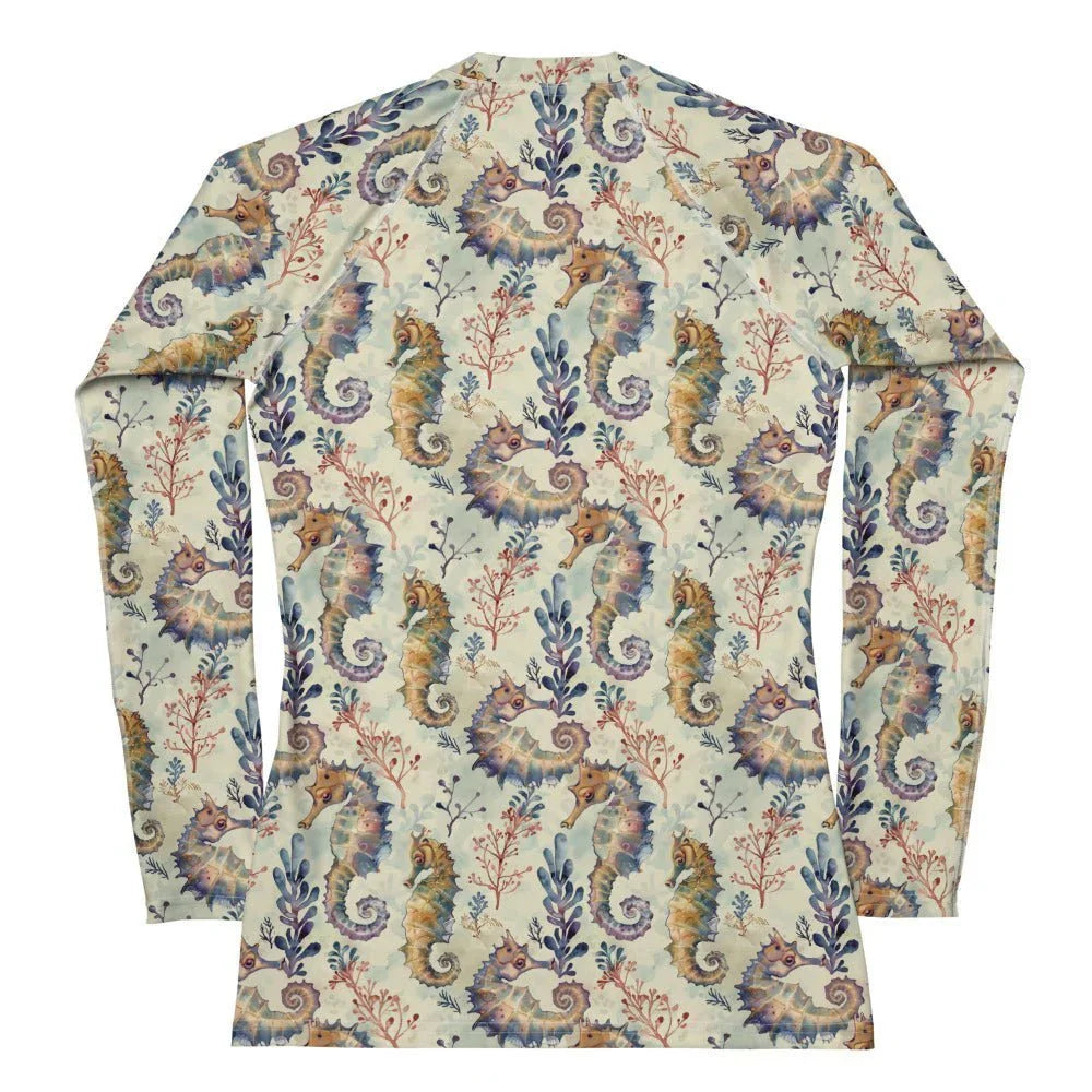 Seahorse Haven Women's Rash Guard - 
