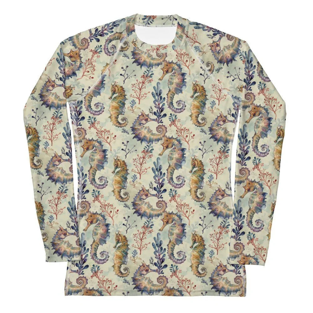 Seahorse Haven Women's Rash Guard - 