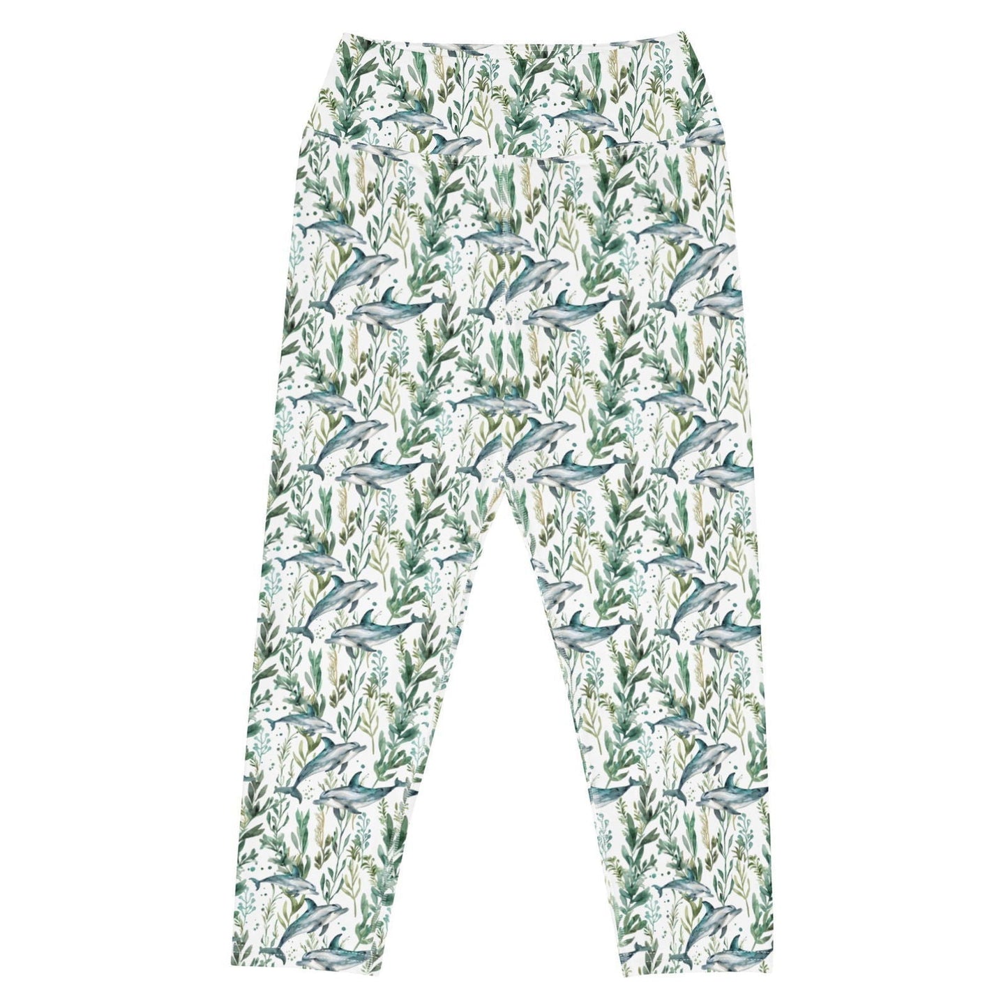 Seascape Dolphin Capri Swim Leggings - 