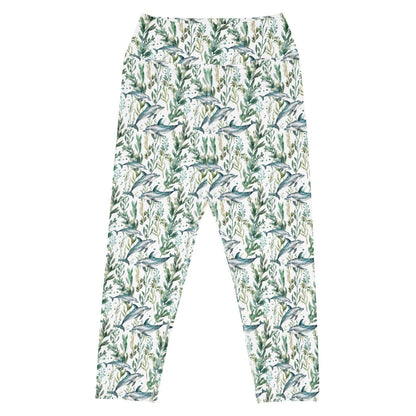 Seascape Dolphin Capri Swim Leggings - 