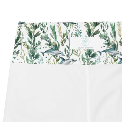 Seascape Dolphin Capri Swim Leggings - 