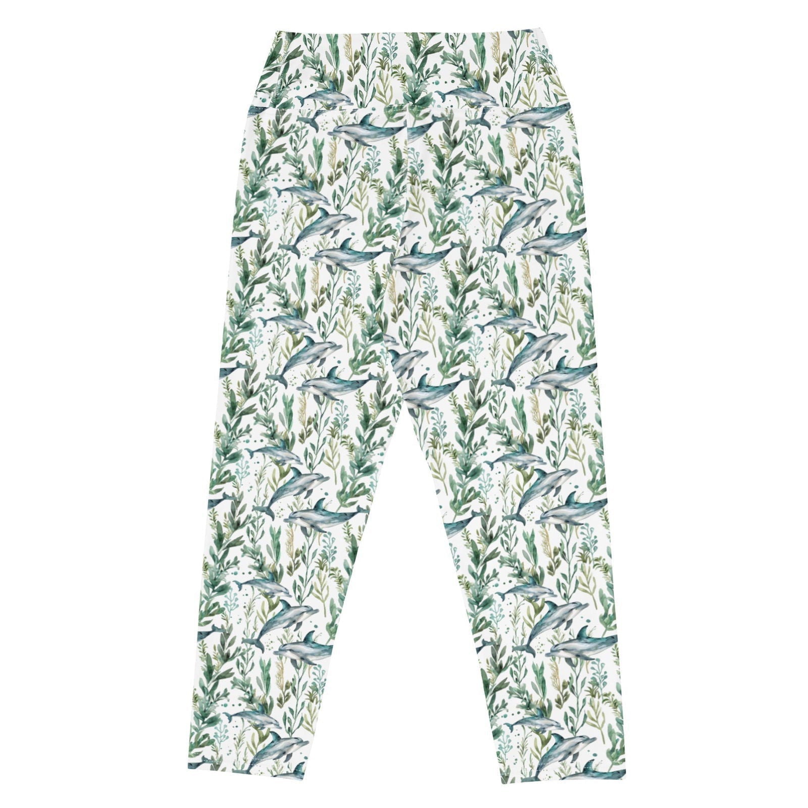 Seascape Dolphin Capri Swim Leggings - 
