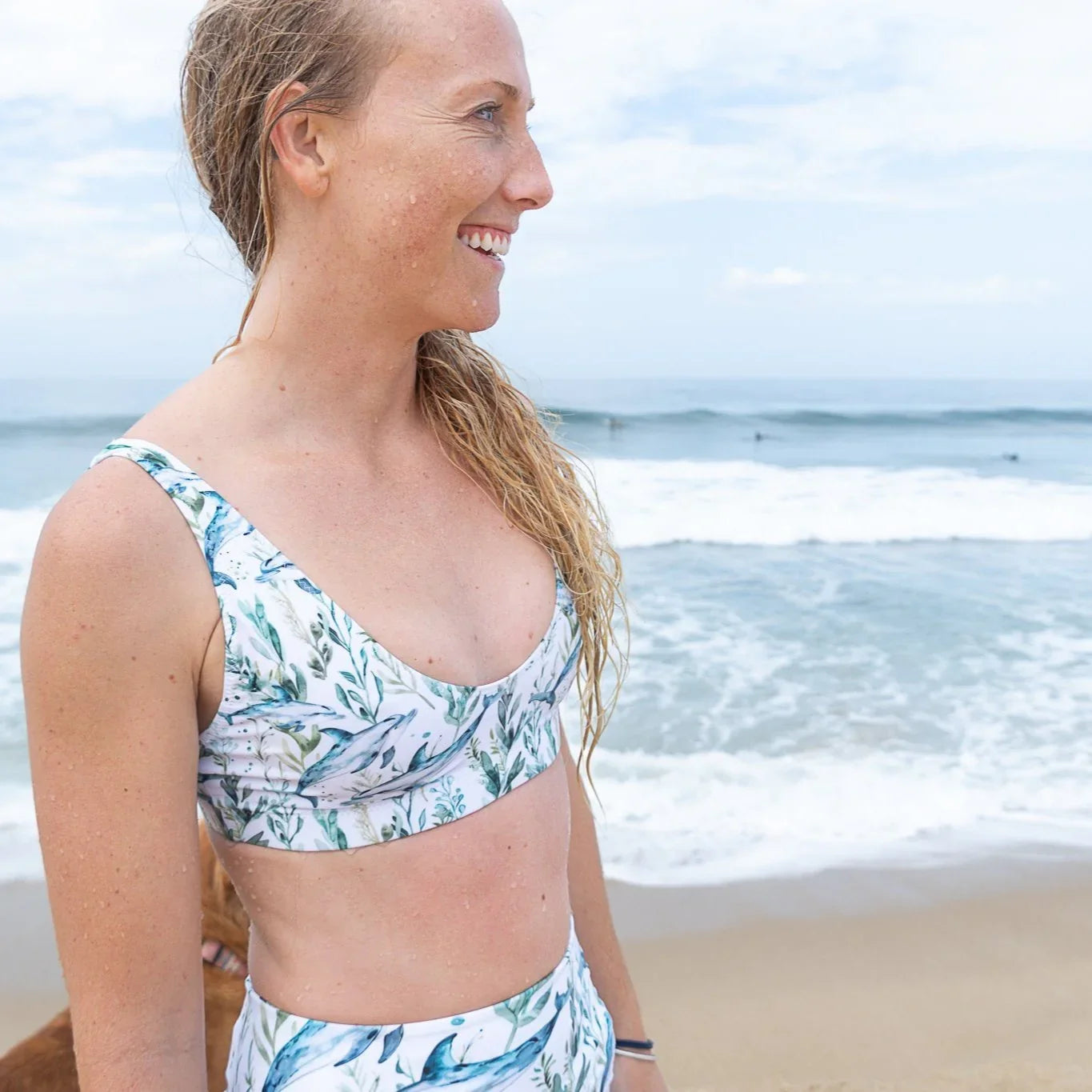 Seascape Dolphin Eco Bikini Top - 