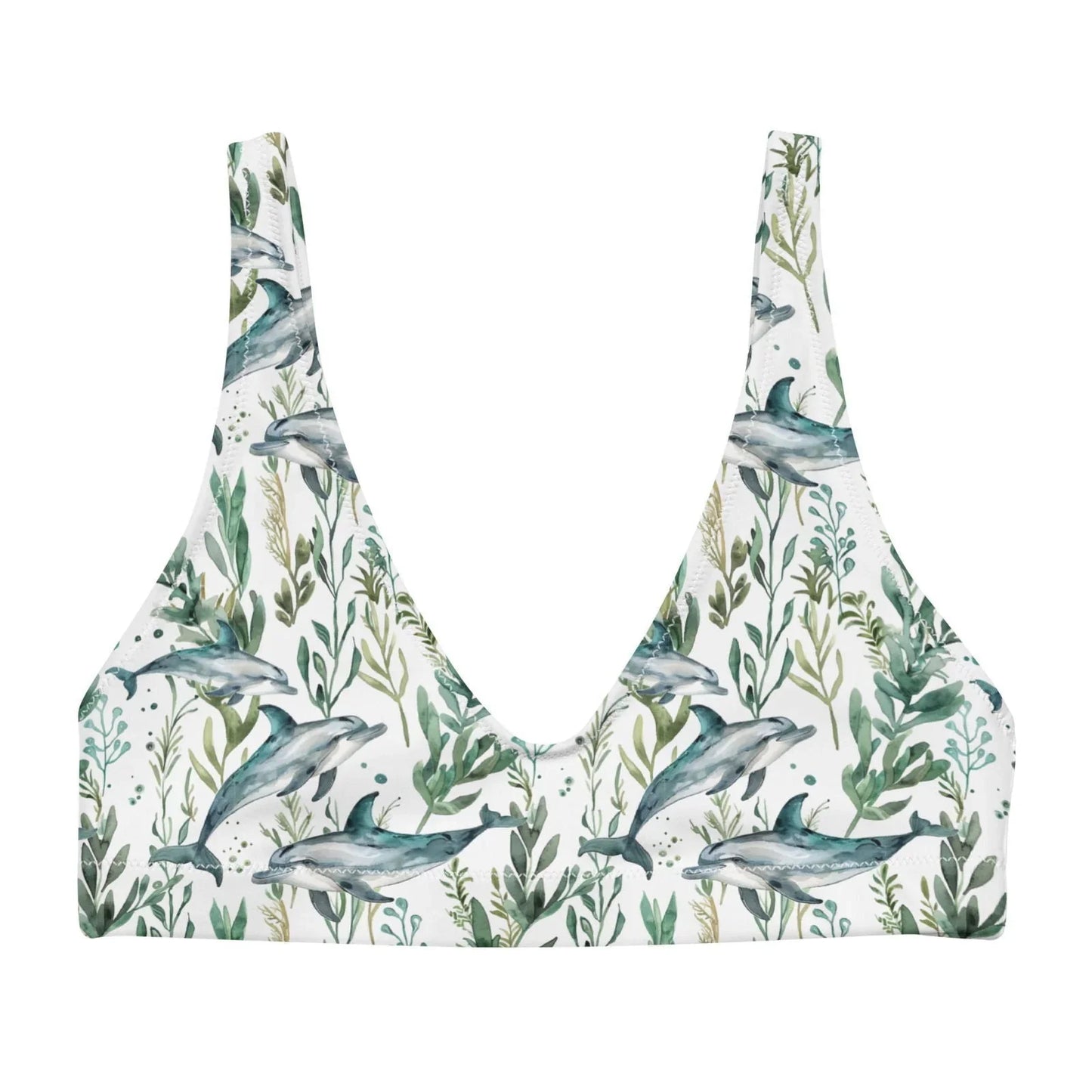 Seascape Dolphin Eco Bikini Top - 