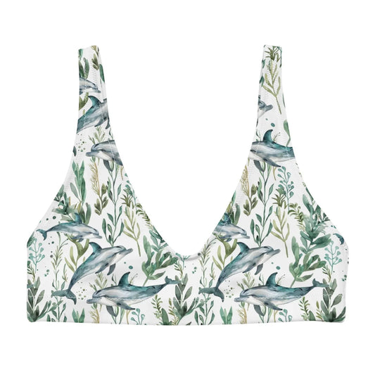 Seascape Dolphin Eco Bikini Top - 