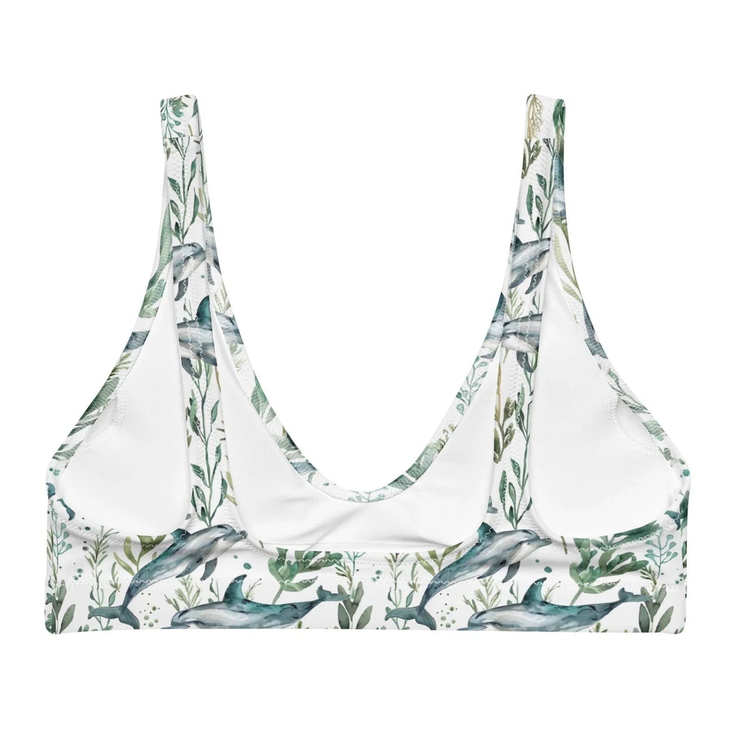 Seascape Dolphin Eco Bikini Top - 