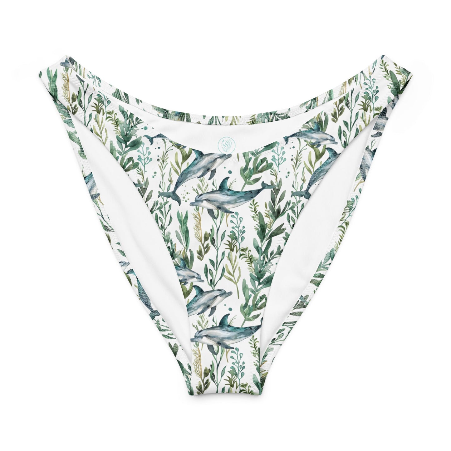 Invasive Lionfish Eco High-Leg Cheeky Bikini Bottom - 