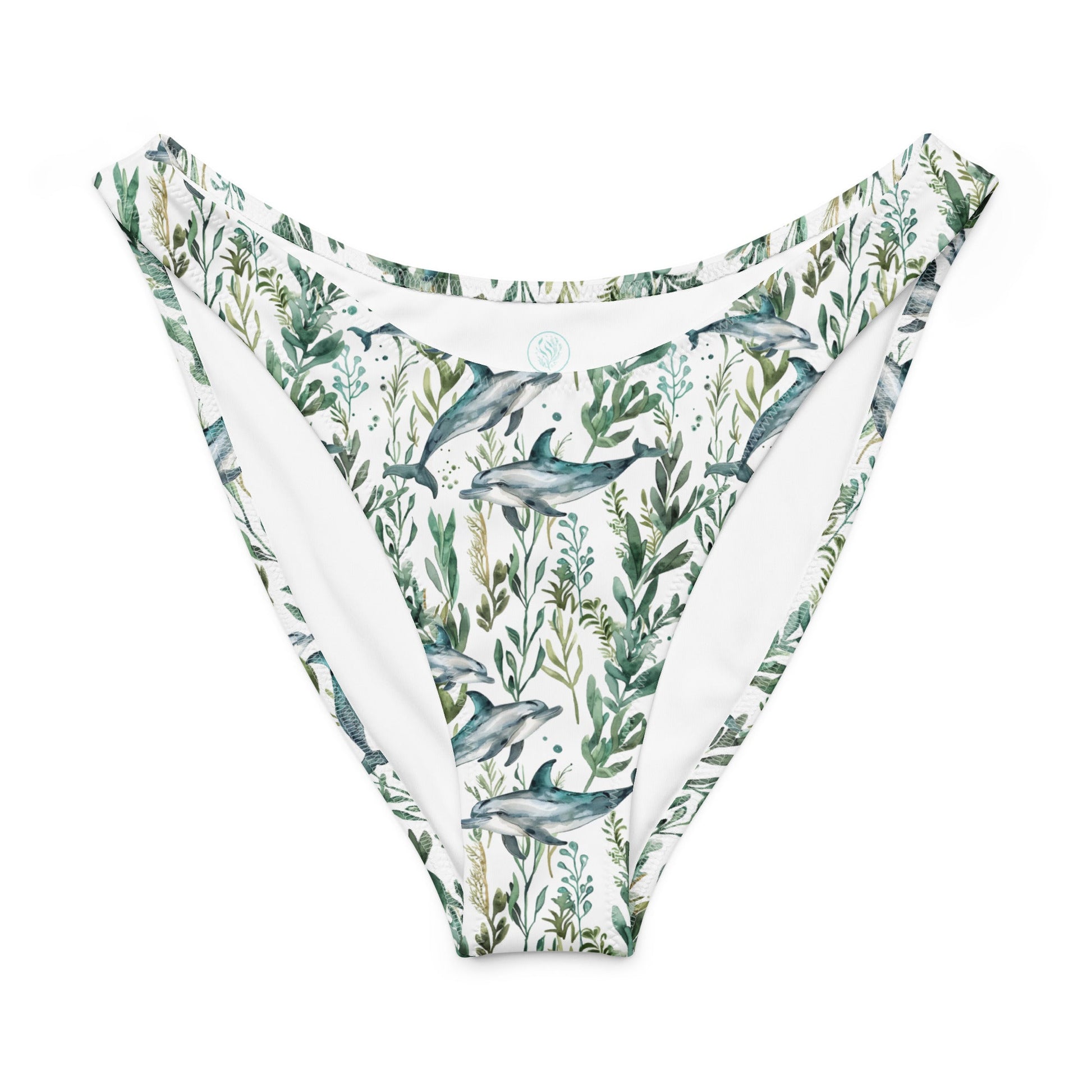 Invasive Lionfish Eco High-Leg Cheeky Bikini Bottom - 