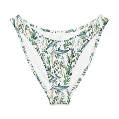 Invasive Lionfish Eco High-Leg Cheeky Bikini Bottom - 