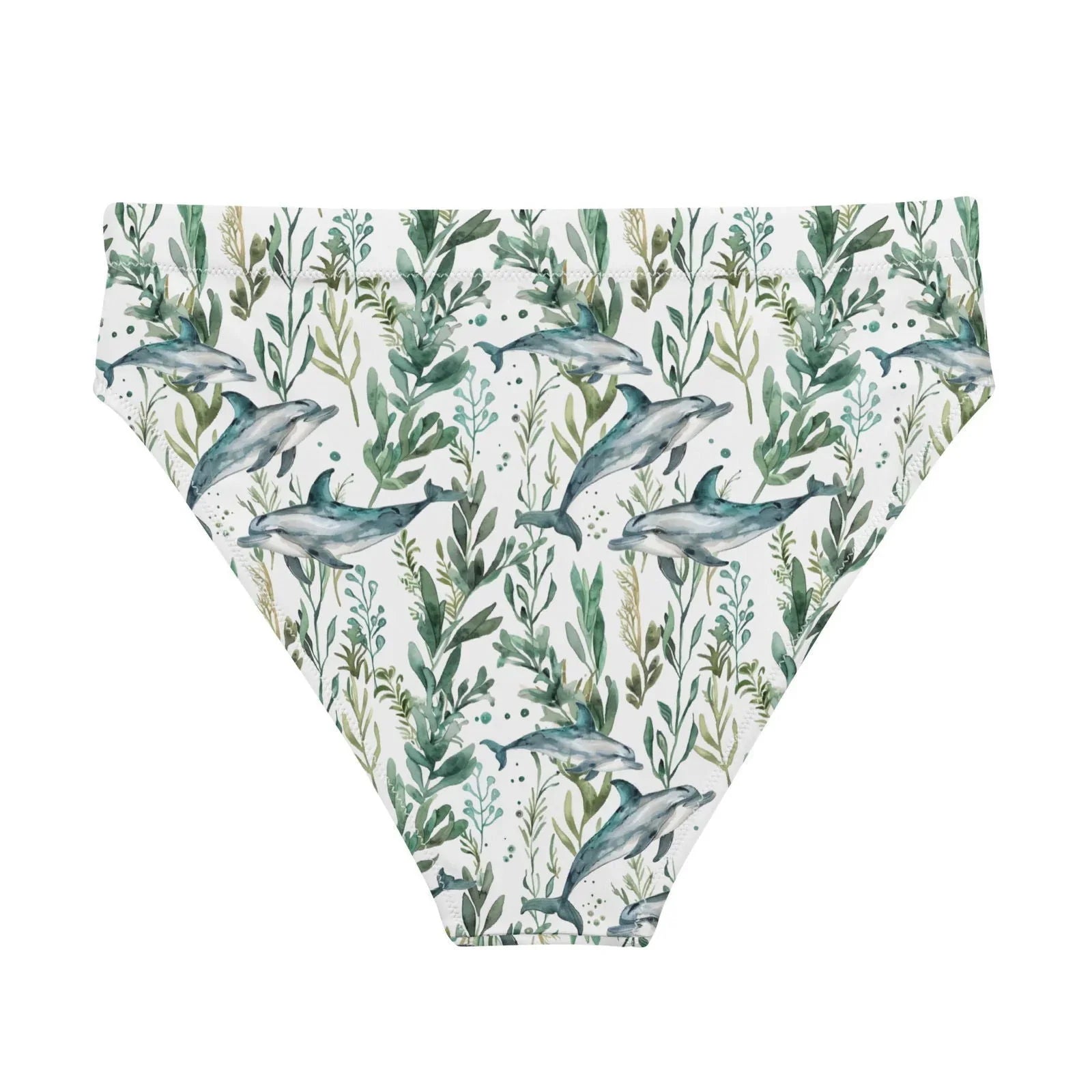 Seascape Dolphin Eco High-Waisted Bikini Bottom - 
