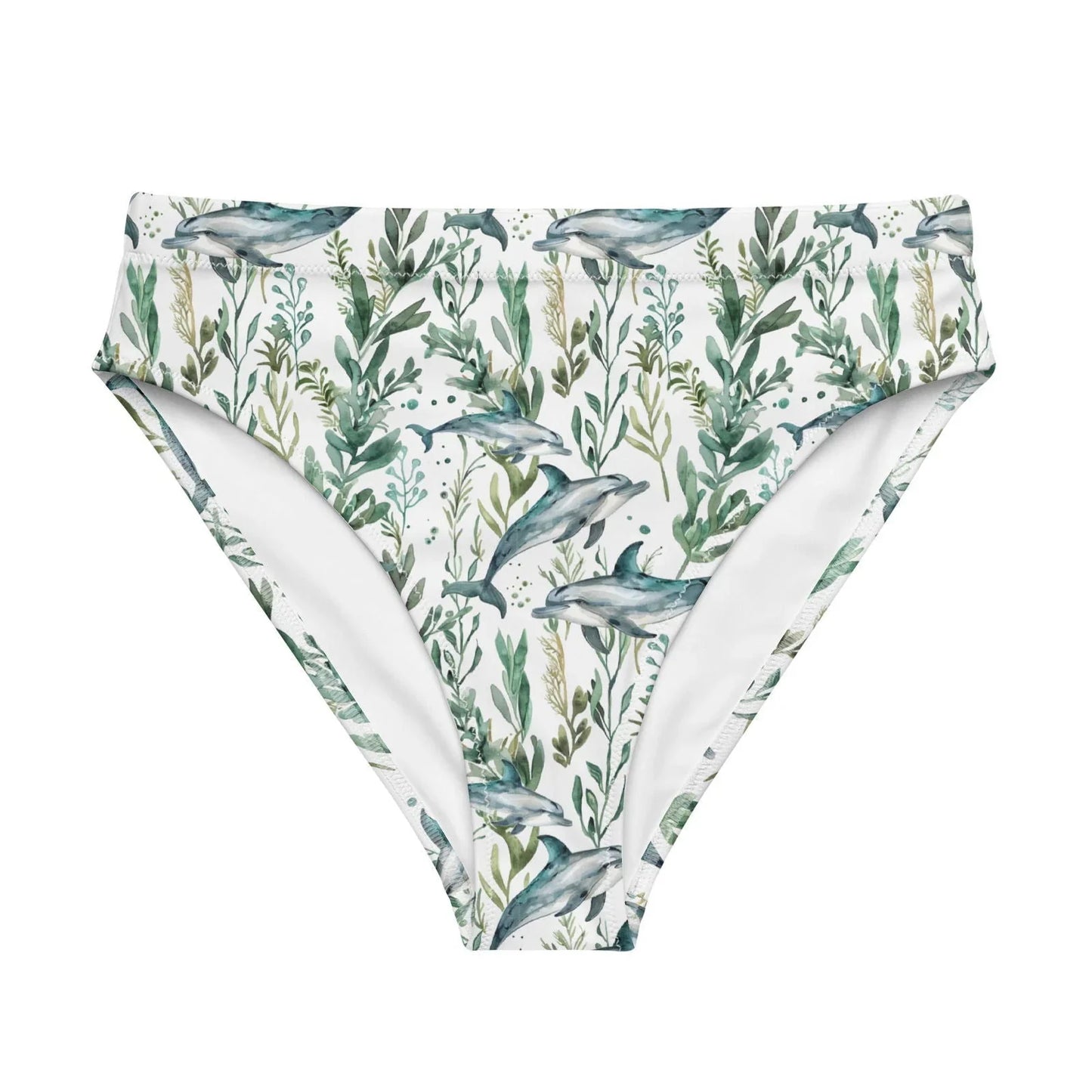 Seascape Dolphin Eco High-Waisted Bikini Bottom - 