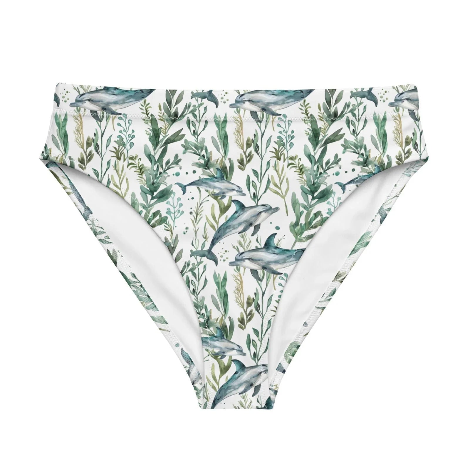 Seascape Dolphin Eco High-Waisted Bikini Bottom - 