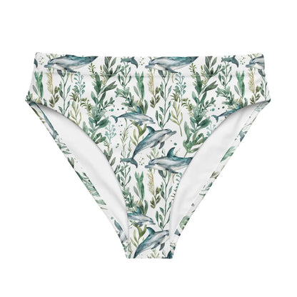 Seascape Dolphin Eco High-Waisted Bikini Bottom - 