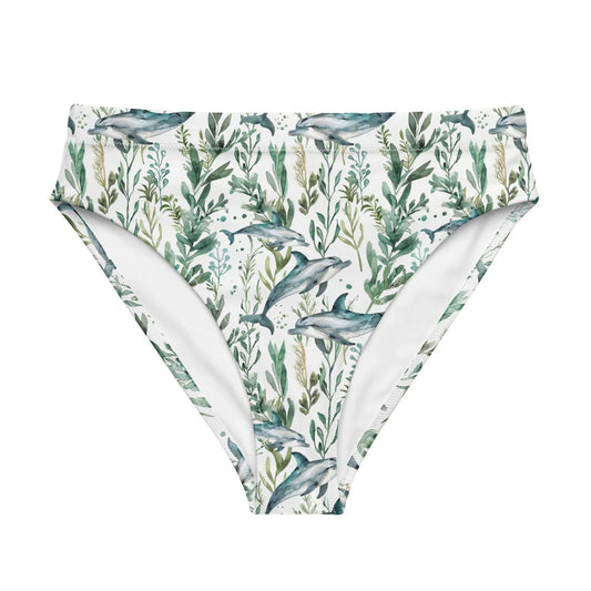 Seascape Dolphin Eco High-Waisted Bikini Bottom - 