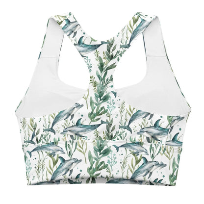 Seascape Dolphin Eco Sports Bra Top - 