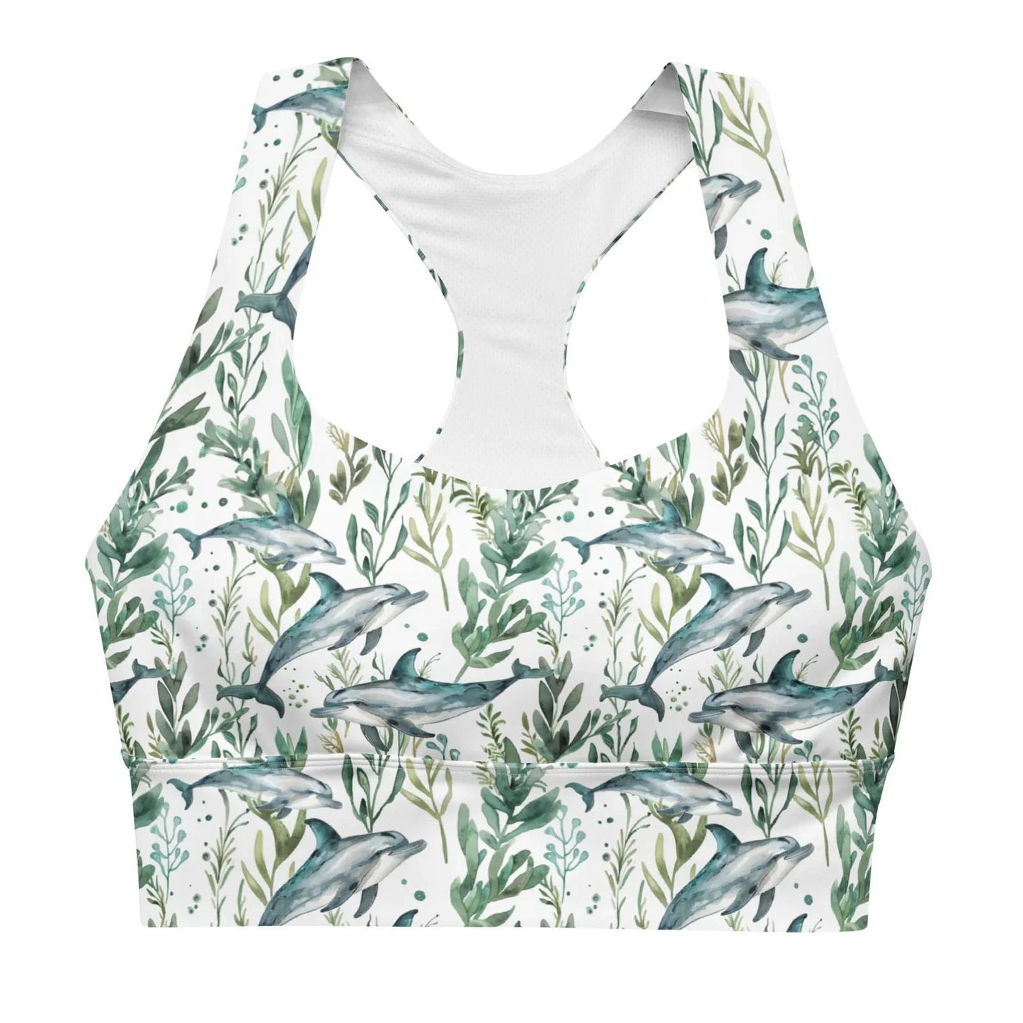 Seascape Dolphin Eco Sports Bra Top - 