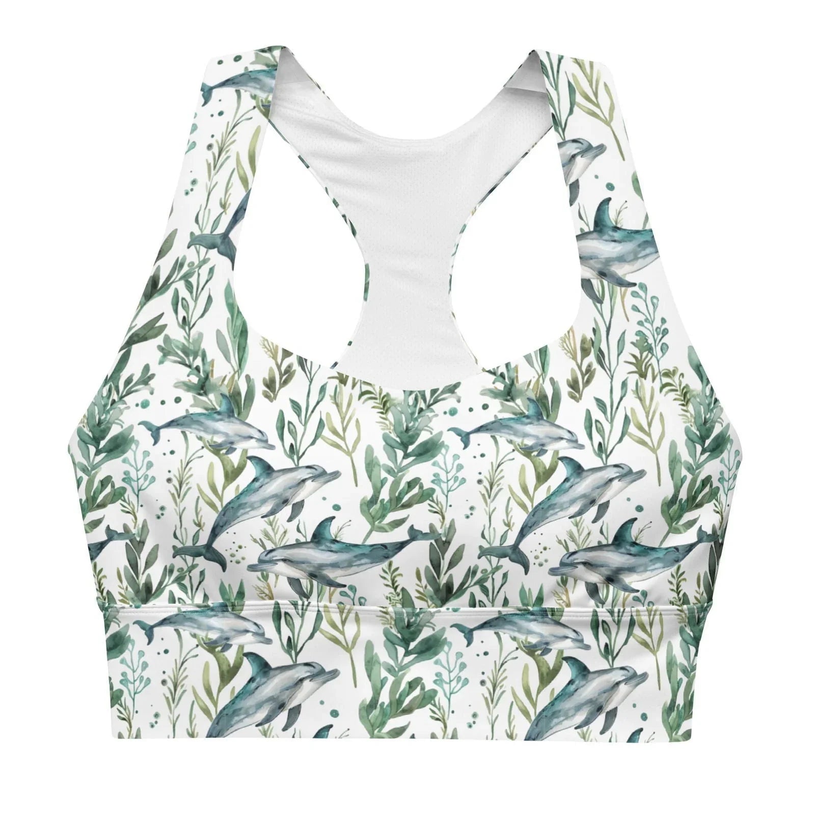 Seascape Dolphin Eco Sports Bra Top - 