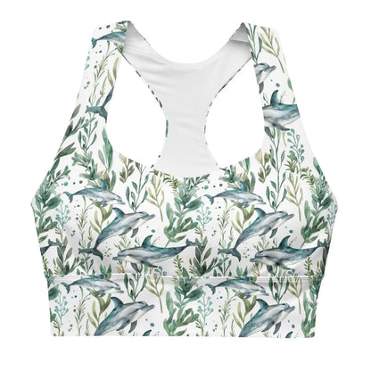 Seascape Dolphin Eco Sports Bra Top - 