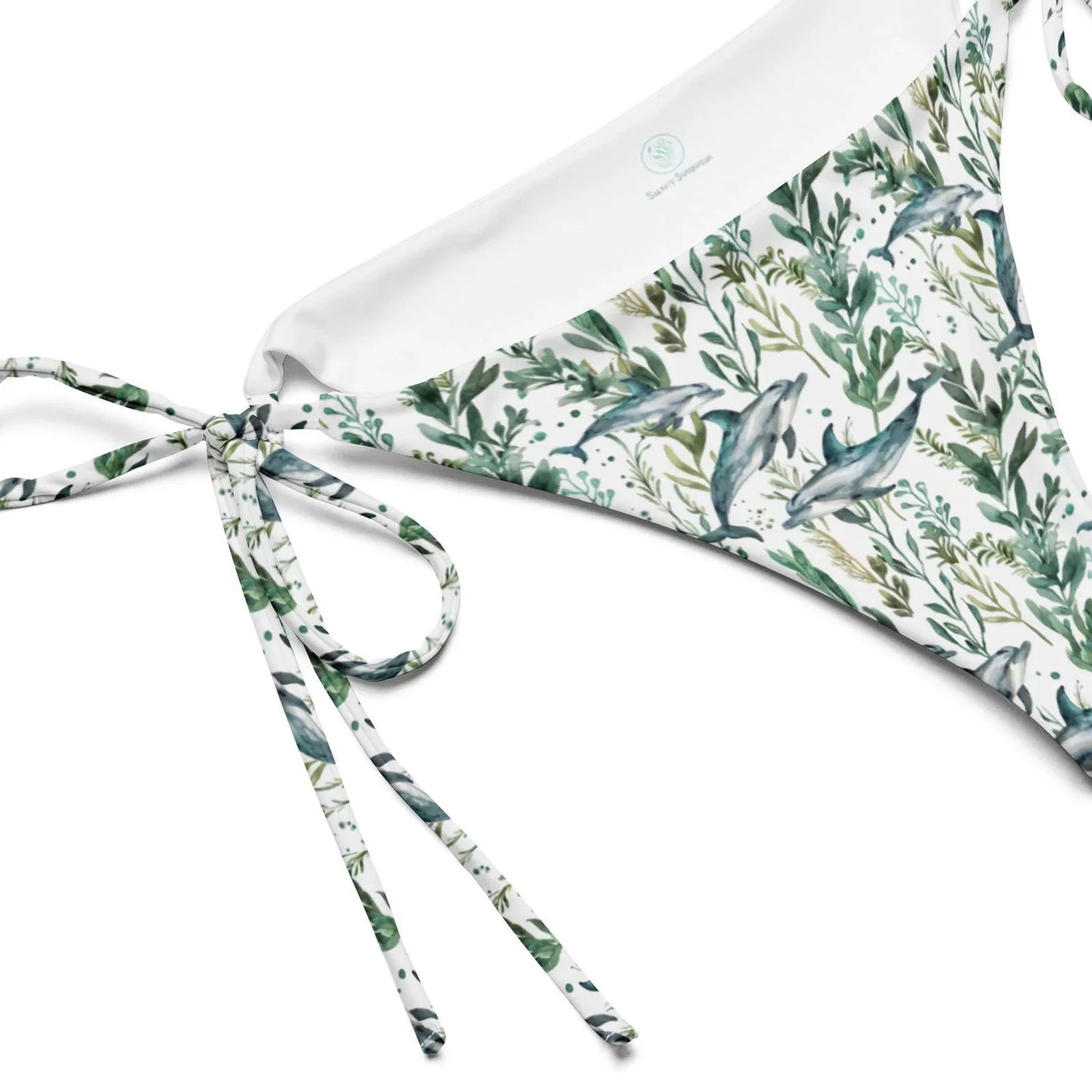 Seascape Dolphin Eco String Bikini Bottom - 