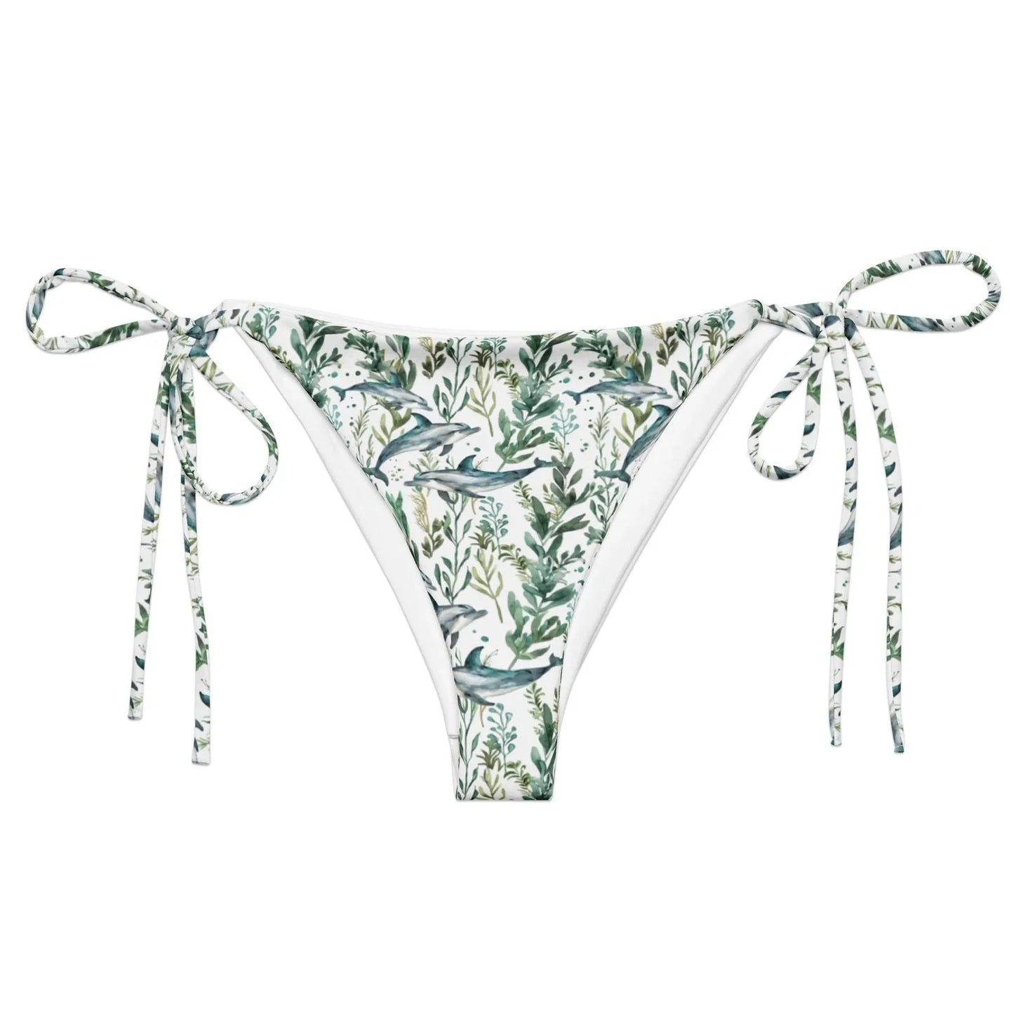 Seascape Dolphin Eco String Bikini Bottom - 