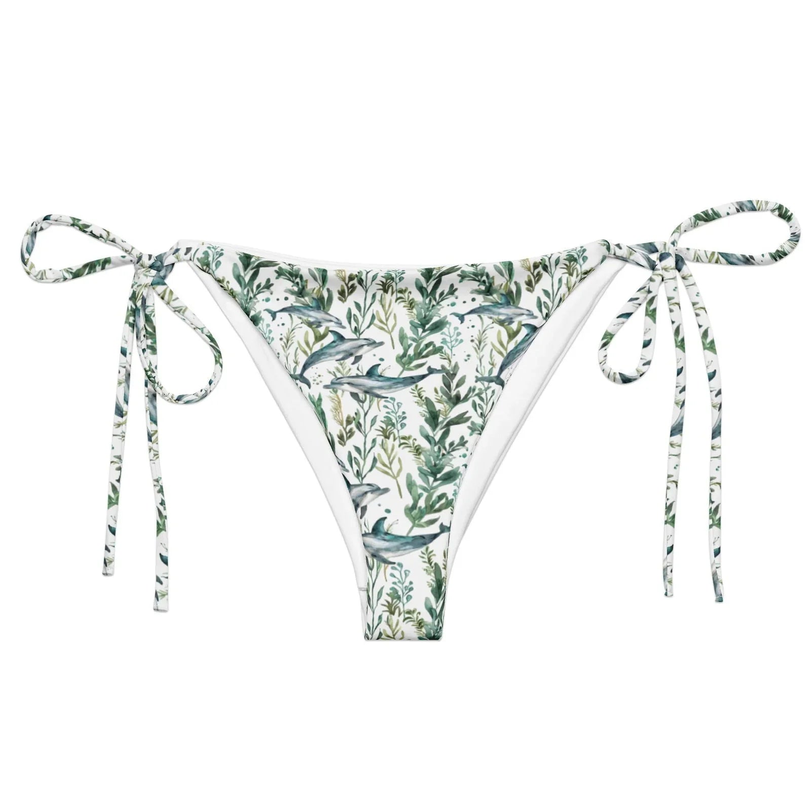 Seascape Dolphin Eco String Bikini Bottom - 