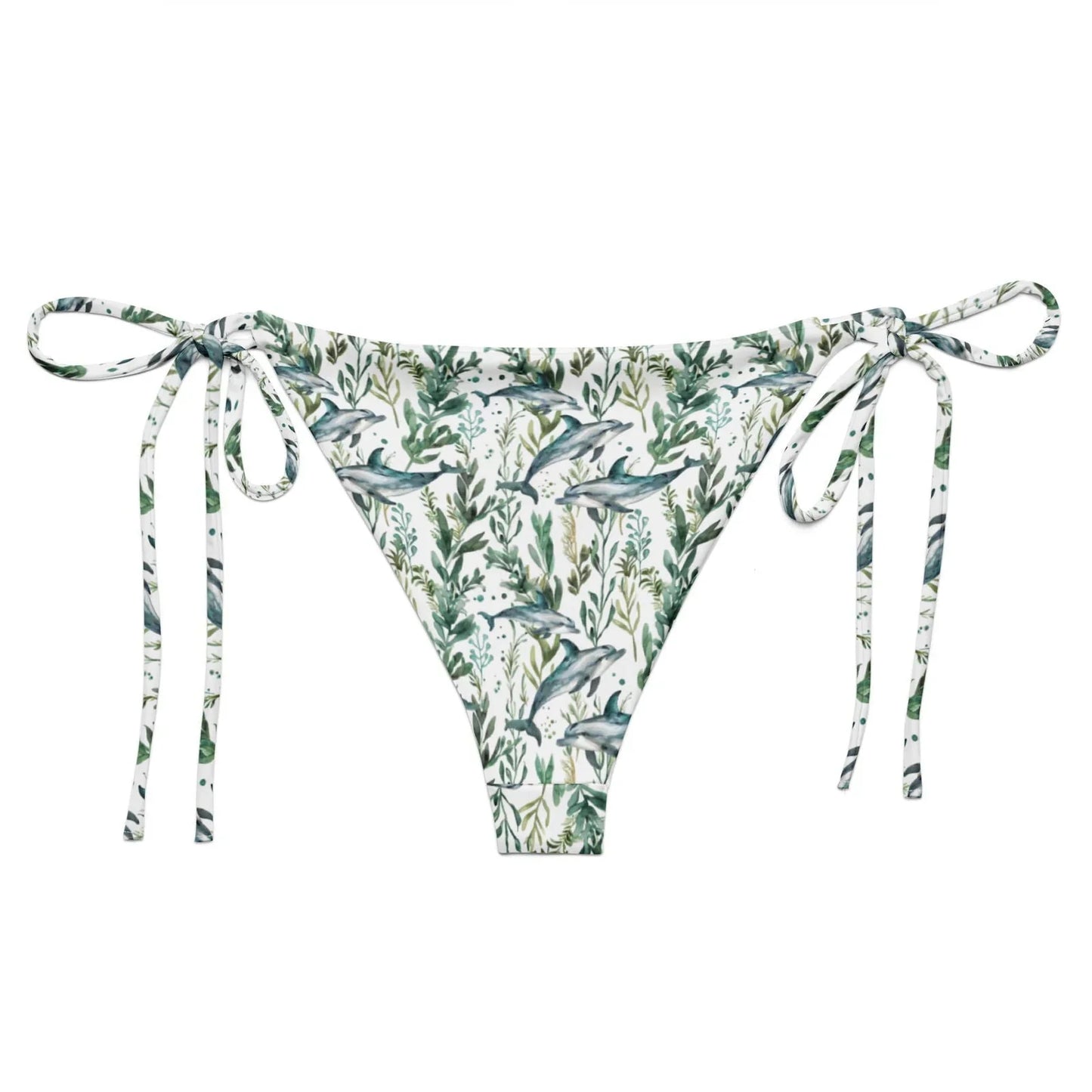 Seascape Dolphin Eco String Bikini Bottom - 