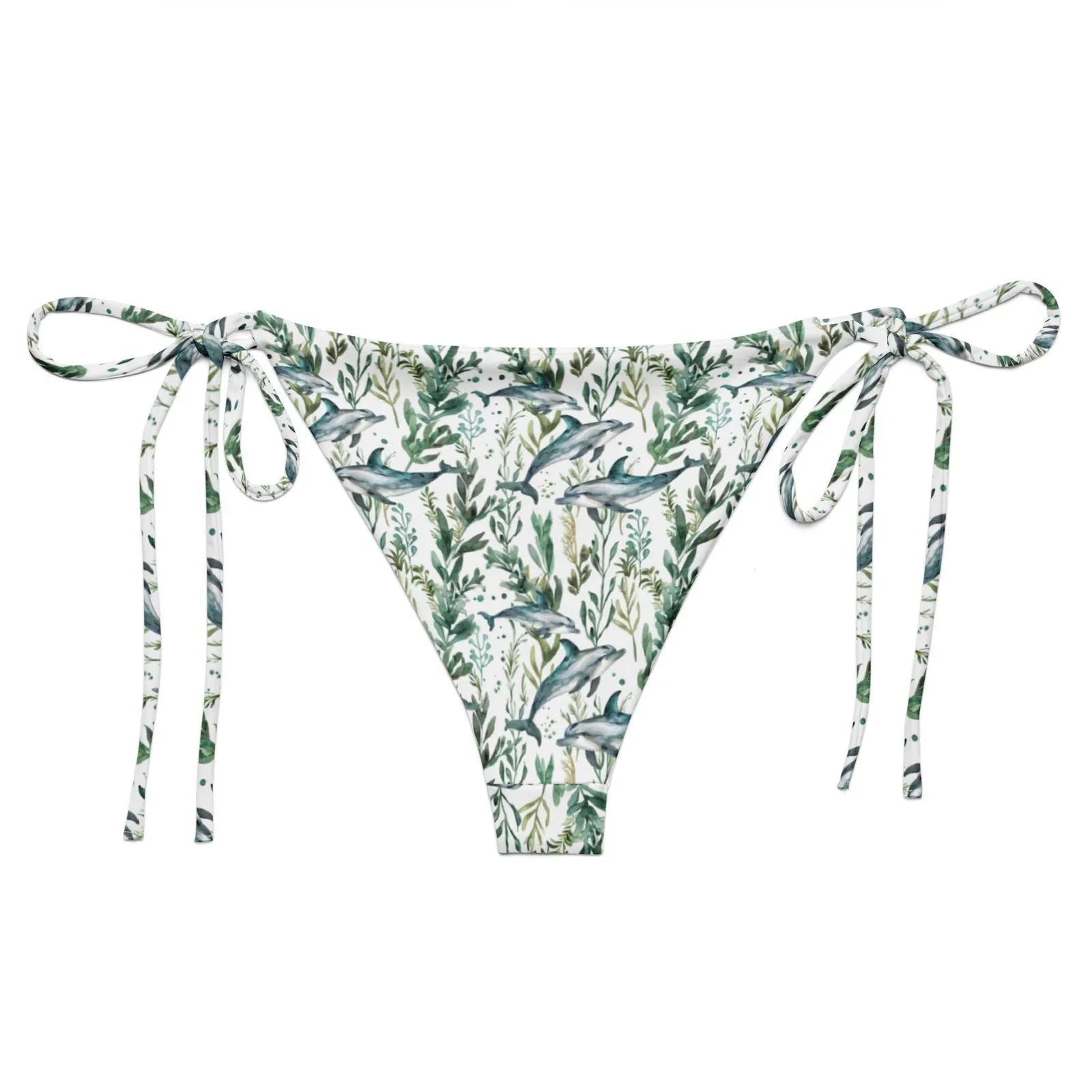 Seascape Dolphin Eco String Bikini Bottom - 