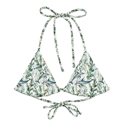 Seascape Dolphin Eco String Bikini Top - 