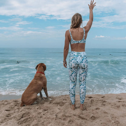 Seascape Dolphin Eco Swim Leggings With Pockets - 